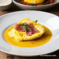 Acelgas a la Extreme&ntilde;a Receta con Jam&oacute;n y Huevo Poch&eacute;