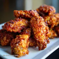Alitas de Pollo Crujientes al Horno para 4 Porciones
