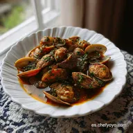 Almejas a la Marinera con Vino Blanco