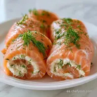 Aperitivo de Salm&oacute;n Ahumado: Cremoso