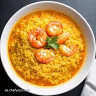 Arroz Caldoso de Mariscos Receta F&aacute;cil y Deliciosa