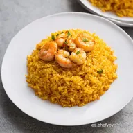 Arroz Frito con Camarones F&aacute;cil Mi Secreto Chino Casero