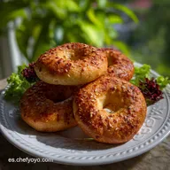 Mini Rosquillas o Bagels Keto RECETAS: Textura El&aacute;stica y Crujiente