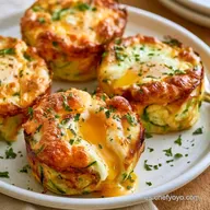 Calabacín Airfryer Con Queso Y Huevo en 15 Minutos