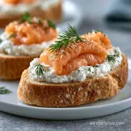 Canapé De Salmón En 15 Minutos