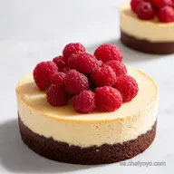 Cheesecake de Chocolate Blanco y Frambuesas Un Pecado Irresistible