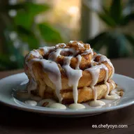 Cinnamon Roll al Microondas: Postre en Minutos