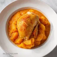 Contramuslo de Pollo a la Naranja Receta F&aacute;cil y Jugosa