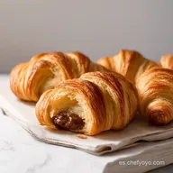 Croissants de Nutella Caseros: &iexcl;Receta F&aacute;cil y Deliciosa!