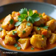 Curry de Pollo Crockpot Fiesta de Sabor F&aacute;cil