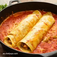 Enchiladas Suizas de Pollo Receta F&aacute;cil y Cremosa