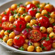 Ensalada De Garbanzos Verano en 15 Minutos