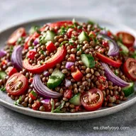 Ensalada de Lentejas de Verano para 4