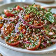 Ensalada de Lentejas de Verano en 15 Min