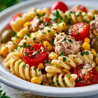 Ensalada de Pasta Express con Atún y Maíz