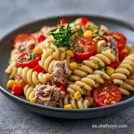 Ensalada De Pasta Fría Rápida Con Atún