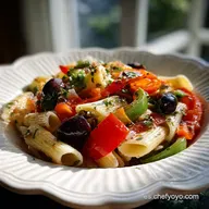 Ensalada de Pasta F&aacute;cil y Casera en 25 Minutos