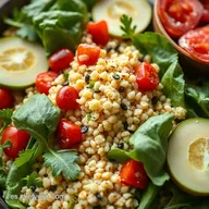 Receta con Quinoa: &iexcl;Ensalada Mediterr&aacute;nea que te Transporta!
