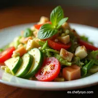 Receta Ensalada Waldorf Cl&aacute;sica F&aacute;cil Cremosa y con Nueces Tostadas