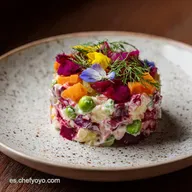 Receta de Ensaladilla Rusa Matr&iacute;cula para 4 raciones
