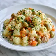 Ensaladilla Rusa Tradicional con Atún