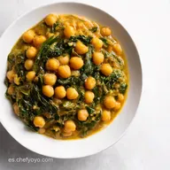 Receta con Garbanzos de Bote Espinacas con Garbanzos Ol&eacute;