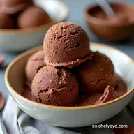 Helado de Chocolate SIN Cocci&oacute;n Receta F&aacute;cil y Cremosa
