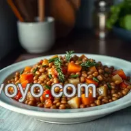 Lentejas con Verduras Veganas: El Guiso de la Abuela F&aacute;cil