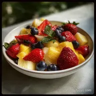 Macedonia de Frutas Receta F&aacute;cil y Ligera