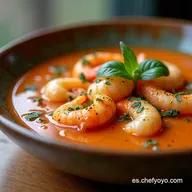 Sopa de Mariscos Arom&aacute;tica Caldo Rojo Espectacular