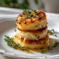 Patata Y Brie: Milhojas Cremosas de Queso Fundente