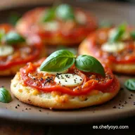 Minipizzas Caseras F&aacute;ciles Receta Del Horno a la Mesa en un Tris