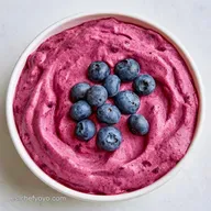 Mousse De Arándanos Express Con Queso Crema