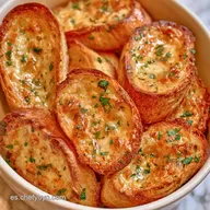 Pan de Ajo Crujiente al Horno