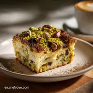 Pastel Caf&eacute; con Pistachos: Miga H&uacute;meda y Crujiente en 55 Minutos