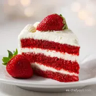 Pastel de Fresa con Buttercream para 12 Porciones