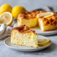 Pastel Nube de Lim&oacute;n: Bizcocho Esponjoso en 70 Minutos