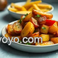 Patatas al Micro: &iexcl;Bravas en 10 Minutos! 🌶️