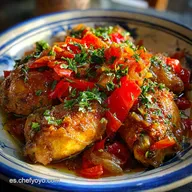 Pollo al Chilindr&oacute;n: Receta Tradicional Casera