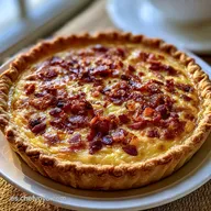Receta Quiche Lorraine: Crujiente y Cremosa