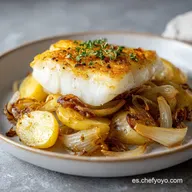 Receta de Bacalao al Horno con Patatas