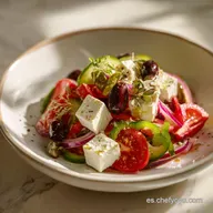 Ensalada Griega: Sabor Aut&eacute;ntico y Fresco