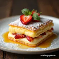 Pastel Napole&oacute;n Crujiente Receta Casera Paso a Paso