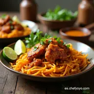 Ropa Vieja de Pollo Cubana Receta F&aacute;cil y Deshilachada