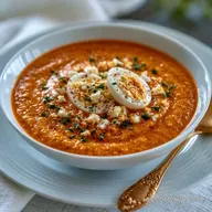 Salmorejo Con Huevo para 6 Personas