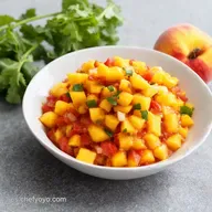 Salsa Tropical Casera Peach Mango Salsa Recipe Costco