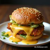 Receta S&aacute;ndwich de Pollo ChickfilA Casero y Crujiente