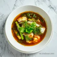 Sopa de Pescado Tradicional: Receta Casera para 4 Porciones