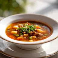 Sopa De Picadillo Tradicional