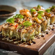 Sushi bajo en carbohidratos Receta Keto con Coliflor